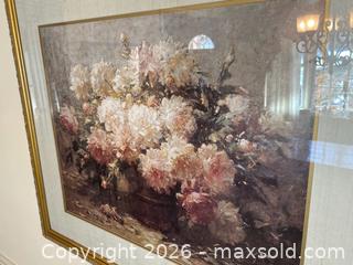 MaxSold Auction: Antique Gold/ Bronze Ornate Baroque Framed Print - Alexandria (Virginia, USA) SELLER MANAGED Downsizing Online Auction - Fort Worth Avenue