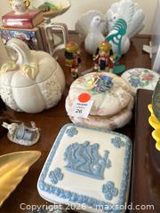 MaxSold Auction: Assorted Porcelain & Collectible Trinket Boxes, Figurines & Dishes - Alexandria (Virginia, USA) SELLER MANAGED Downsizing Online Auction - Fort Worth Avenue