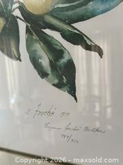 MaxSold Auction: Floral Artwork in Antique Gold Gilt Wooden Frame - Alexandria (Virginia, USA) SELLER MANAGED Downsizing Online Auction - Fort Worth Avenue