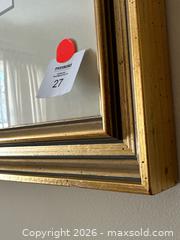 MaxSold Auction: Floral Artwork in Antique Gold Gilt Wooden Frame - Alexandria (Virginia, USA) SELLER MANAGED Downsizing Online Auction - Fort Worth Avenue