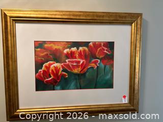 MaxSold Auction: Gold Gilded Wood Ornate Floral Wall Art - Alexandria (Virginia, USA) SELLER MANAGED Downsizing Online Auction - Fort Worth Avenue