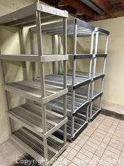 MaxSold Auction: Plastic 3-Shelf Storage Rack, Gray and Ivory - Alexandria (Virginia, USA) SELLER MANAGED Downsizing Online Auction - Fort Worth Avenue