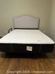 MaxSold Auction: Queen Upholstered Headboard & Frame with Mattress - Alexandria (Virginia, USA) SELLER MANAGED Downsizing Online Auction - Fort Worth Avenue