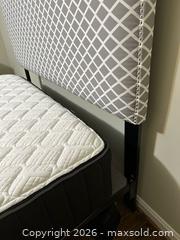 MaxSold Auction: Queen Upholstered Headboard & Frame with Mattress - Alexandria (Virginia, USA) SELLER MANAGED Downsizing Online Auction - Fort Worth Avenue