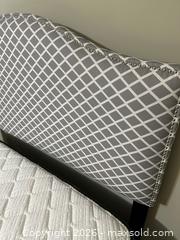 MaxSold Auction: Queen Upholstered Headboard & Frame with Mattress - Alexandria (Virginia, USA) SELLER MANAGED Downsizing Online Auction - Fort Worth Avenue