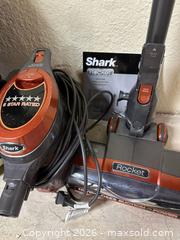 MaxSold Auction: Shark & Kenmore Progressive Stick Vacuum, Ivory/Orange - Alexandria (Virginia, USA) SELLER MANAGED Downsizing Online Auction - Fort Worth Avenue