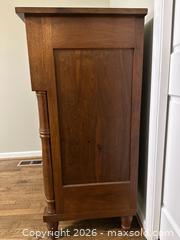 MaxSold Auction: Solid Wood Medium Brown Dresser / Chest of Drawers - Alexandria (Virginia, USA) SELLER MANAGED Downsizing Online Auction - Fort Worth Avenue