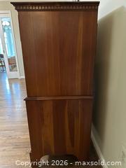 MaxSold Auction: Traditional Solid Cherry Dresser with Brass/Metal Pulls - Alexandria (Virginia, USA) SELLER MANAGED Downsizing Online Auction - Fort Worth Avenue