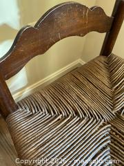 MaxSold Auction: Vintage Traditional Brown Wood & Wicker Side Chair - Alexandria (Virginia, USA) SELLER MANAGED Downsizing Online Auction - Fort Worth Avenue