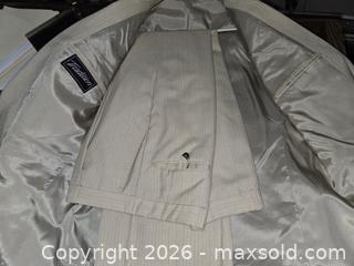 MaxSold Auction: 2 men's suits; one custom tailored made - Abbotsford (British Columbia, Canada) SELLER MANAGED Downsizing Online Auction - Auguston Parkway South