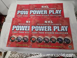 MaxSold Auction: NHL officially licensed POWER PLAY sticker books and stickers - Abbotsford (British Columbia, Canada) SELLER MANAGED Downsizing Online Auction - Auguston Parkway South