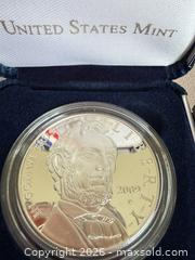 MaxSold Auction: 2009 Proof Commemorative One Dollar Coin - 90% Silver (P Mint) - Orange (Texas, USA) SELLER MANAGED Estate Sale Online Auction - Camelot Street