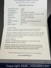 MaxSold Auction: 2010 W Commemorative Silver Dollar One Dollar - Orange (Texas, USA) SELLER MANAGED Estate Sale Online Auction - Camelot Street