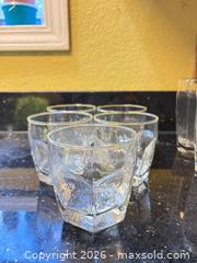 MaxSold Auction: Assorted Clear Glass Barware Set — 8+ Pieces - Orange (Texas, USA) SELLER MANAGED Estate Sale Online Auction - Camelot Street