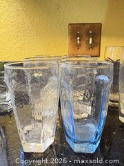 MaxSold Auction: Assorted Clear Glass Barware Set — 8+ Pieces - Orange (Texas, USA) SELLER MANAGED Estate Sale Online Auction - Camelot Street