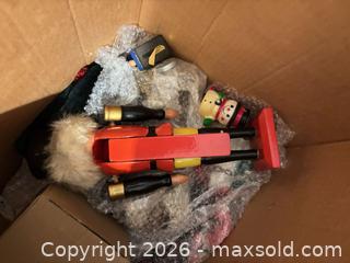 MaxSold Auction: Assorted Holiday/Christmas Decor Lot — Snowman, Santa, Nutcracker - Orange (Texas, USA) SELLER MANAGED Estate Sale Online Auction - Camelot Street