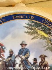 MaxSold Auction: Bradford Exchange Robert E. Lee Limited Edition Collector Plate - Orange (Texas, USA) SELLER MANAGED Estate Sale Online Auction - Camelot Street