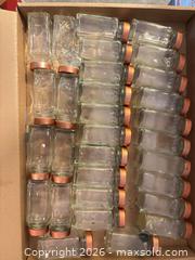 MaxSold Auction: Glass & Plastic Vacuum Food and Spice Storage Containers with Lids - Orange (Texas, USA) SELLER MANAGED Estate Sale Online Auction - Camelot Street