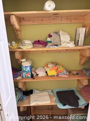 MaxSold Auction: Household Linens & Misc Closet Items Lot - Orange (Texas, USA) SELLER MANAGED Estate Sale Online Auction - Camelot Street