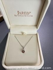 MaxSold Auction: Jared 14K White Gold Solitaire Pendant Necklace, 18 in Chain - Orange (Texas, USA) SELLER MANAGED Estate Sale Online Auction - Camelot Street