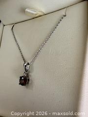 MaxSold Auction: Jared 14K White Gold Solitaire Pendant Necklace, 18 in Chain - Orange (Texas, USA) SELLER MANAGED Estate Sale Online Auction - Camelot Street