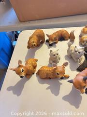 MaxSold Auction: Lot of 11-15 Small Ceramic/Porcelain Animal Figurines - Orange (Texas, USA) SELLER MANAGED Estate Sale Online Auction - Camelot Street