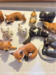 MaxSold Auction: Lot of 11-15 Small Ceramic/Porcelain Animal Figurines - Orange (Texas, USA) SELLER MANAGED Estate Sale Online Auction - Camelot Street