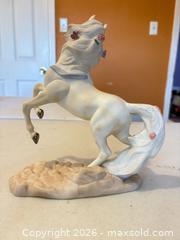 MaxSold Auction: Love's Courtship / Princeton Gallery Porcelain Unicorn Figurine - Orange (Texas, USA) SELLER MANAGED Estate Sale Online Auction - Camelot Street
