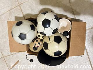 MaxSold Auction: Mixed Home Decor & Lighting Lot with LED Magnifier, Plates, Figurines - Orange (Texas, USA) SELLER MANAGED Estate Sale Online Auction - Camelot Street