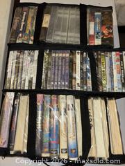 MaxSold Auction: Mixed Media Lot: VHS, DVD, CD, Blu-ray, Audio Cassettes (26-50) - Orange (Texas, USA) SELLER MANAGED Estate Sale Online Auction - Camelot Street