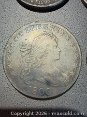 MaxSold Auction: Mixed Silver Dollars – Morgan, Draped/Capped Bust, 1829–1893 - Orange (Texas, USA) SELLER MANAGED Estate Sale Online Auction - Camelot Street