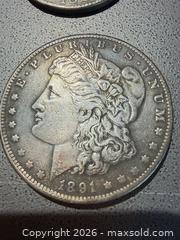 MaxSold Auction: Mixed Silver Dollars – Morgan, Draped/Capped Bust, 1829–1893 - Orange (Texas, USA) SELLER MANAGED Estate Sale Online Auction - Camelot Street