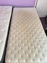 MaxSold Auction: Pair of Twin Innerspring Mattresses with Box Springs - Orange (Texas, USA) SELLER MANAGED Estate Sale Online Auction - Camelot Street