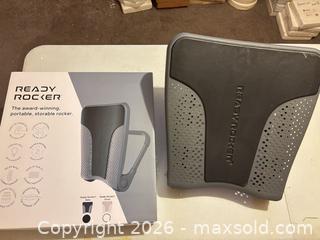 MaxSold Auction: Ready Rocker Portable Foldable Rocker Seat, Gray/Slate - Orange (Texas, USA) SELLER MANAGED Estate Sale Online Auction - Camelot Street