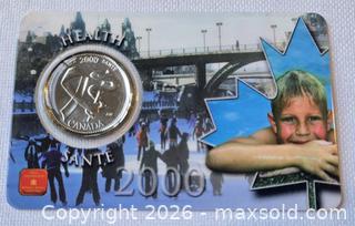 MaxSold Auction: 2000 Canada 25 Cents Health / Santé Design - New Westminster (British Columbia, Canada) SELLER MANAGED Reseller Online Auction - Canfor Avenue