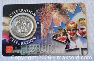 MaxSold Auction: 2000 Canada Royal Canadian Mint 25 Cent Commemorative Coin - New Westminster (British Columbia, Canada) SELLER MANAGED Reseller Online Auction - Canfor Avenue