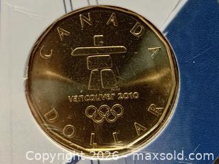 MaxSold Auction: 2010 Royal Canadian Mint Vancouver 2010 Olympics Coin Set - New Westminster (British Columbia, Canada) SELLER MANAGED Reseller Online Auction - Canfor Avenue
