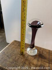 MaxSold Auction: A vintage Swedish  glass bud vase by Bo Borgstrom - New Westminster (British Columbia, Canada) SELLER MANAGED Reseller Online Auction - Canfor Avenue