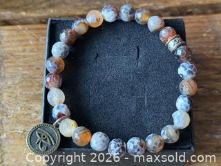 MaxSold Auction: fire agate beaded bracelet - New Westminster (British Columbia, Canada) SELLER MANAGED Reseller Online Auction - Canfor Avenue