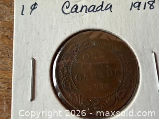 MaxSold Auction: King George antique penny - New Westminster (British Columbia, Canada) SELLER MANAGED Reseller Online Auction - Canfor Avenue