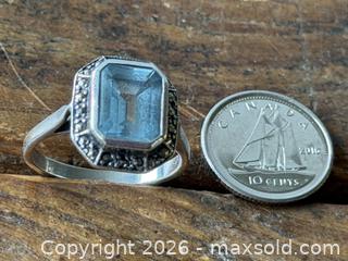 MaxSold Auction: Mid century Art deco style  sterling silver ring - New Westminster (British Columbia, Canada) SELLER MANAGED Reseller Online Auction - Canfor Avenue