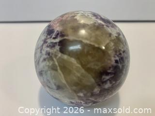 MaxSold Auction: Mineral Sphere — Purple, Green, Pink, Translucent - New Westminster (British Columbia, Canada) SELLER MANAGED Reseller Online Auction - Canfor Avenue
