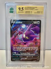 MaxSold Auction: Pokémon Crobat V - Black Star Promo (2021) Holo - New Westminster (British Columbia, Canada) SELLER MANAGED Reseller Online Auction - Canfor Avenue