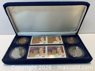 MaxSold Auction: Royal Canadian Mint 1953 Limited-Edition Stamp and Coin Set (15,000 Sets) - New Westminster (British Columbia, Canada) SELLER MANAGED Reseller Online Auction - Canfor Avenue