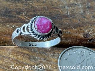 MaxSold Auction: Ruby ring - New Westminster (British Columbia, Canada) SELLER MANAGED Reseller Online Auction - Canfor Avenue