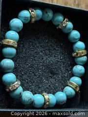 MaxSold Auction: Turquoise beaded bracelet - New Westminster (British Columbia, Canada) SELLER MANAGED Reseller Online Auction - Canfor Avenue