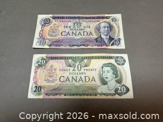 MaxSold Auction: Canadian bank notes  - Toronto (Ontario, Canada) SELLER MANAGED Downsizing Online Auction -  Balmoral Avenue