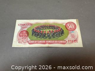 MaxSold Auction: Old Canadian 50$ bill - Toronto (Ontario, Canada) SELLER MANAGED Downsizing Online Auction -  Balmoral Avenue