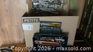 MaxSold Auction: Assorted Wrenches and Ratchets  - Greater Napanee (Ontario, Canada) PARTNER MANAGED Moving Online Auction - Newburgh Road