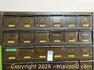 MaxSold Auction: Large Metal Storage Drawer Unit  - Greater Napanee (Ontario, Canada) PARTNER MANAGED Moving Online Auction - Newburgh Road